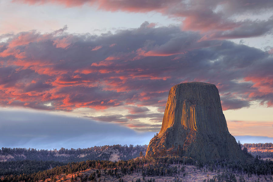 Devils Tower National Monument Photograph - Wy, Devils Tower National Monument #1 by Jamie and Judy Wild