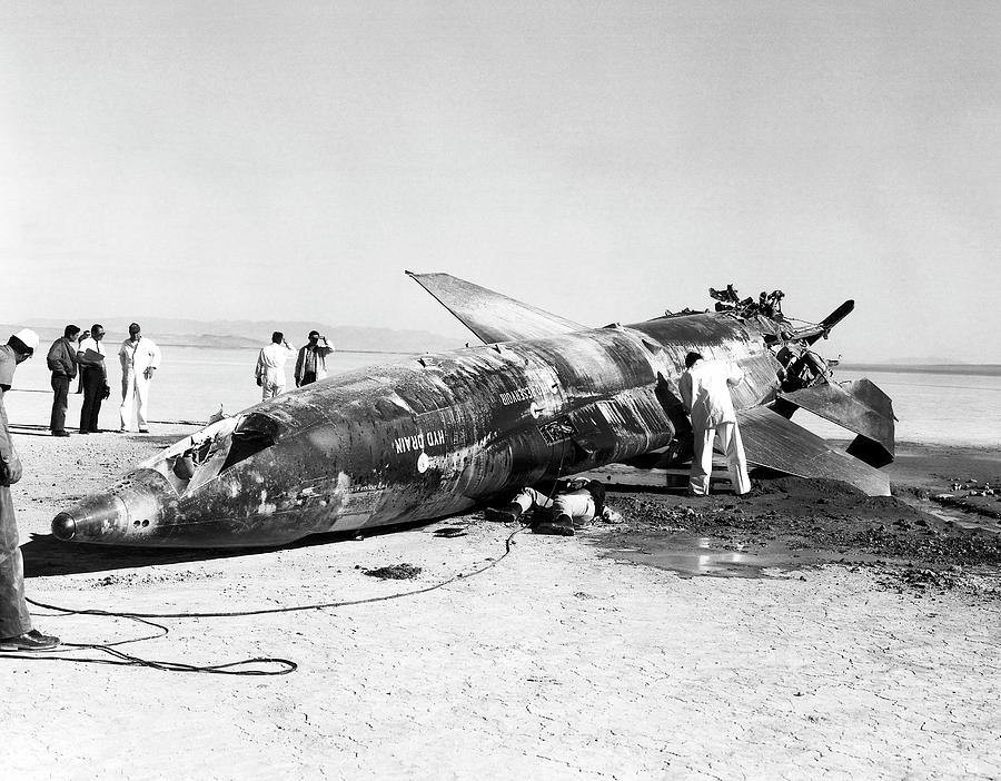 X-15 Aircraft Crash Site #1 Photograph by Nasa