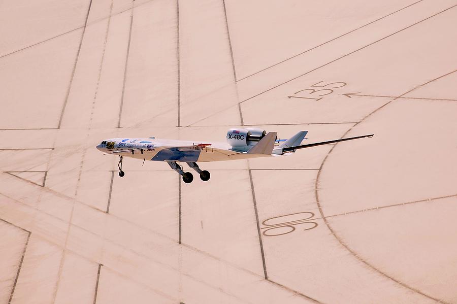 Airplane Photograph - X-48c Sub-scale Research Aircraft #1 by Nasa/carla Thomas