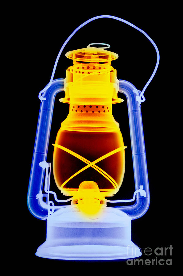 X-ray Of A Kerosene Lantern #1 Photograph by Scott Camazine