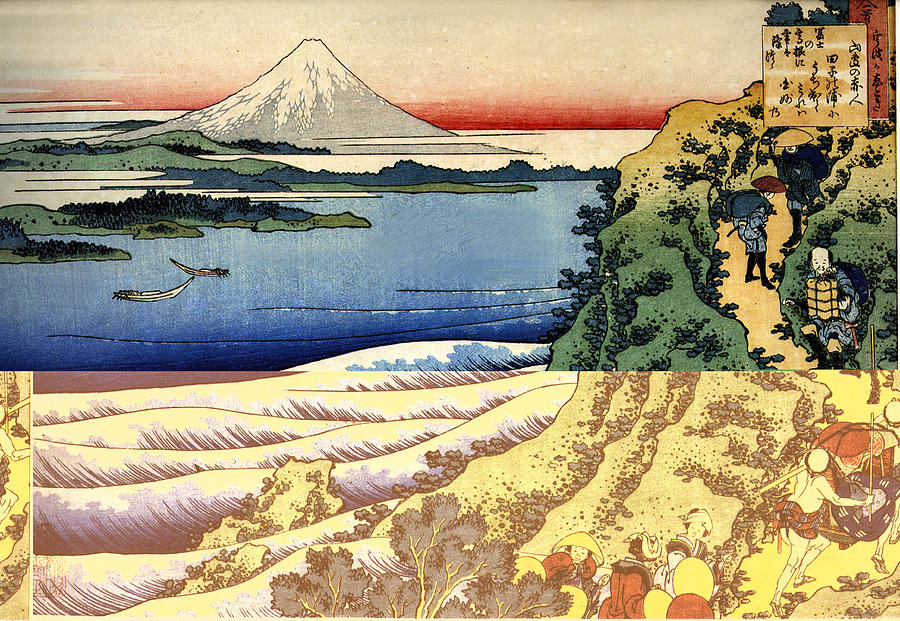 Yamabe No Akihito Painting by Katsushika Hokusai - Fine Art America