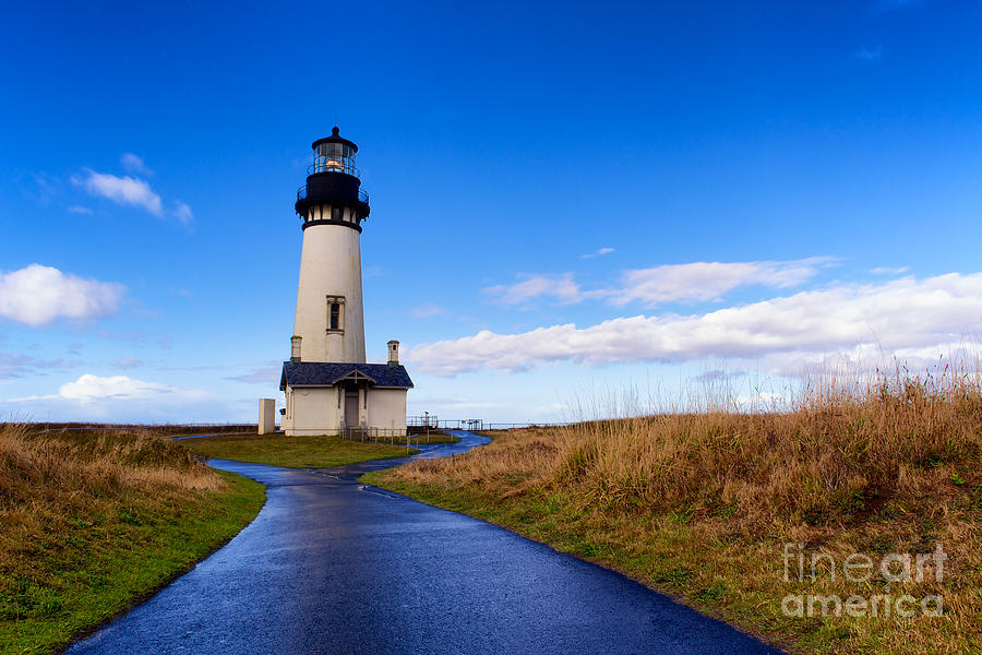 Yaquina Head Lighthouse Oregon #1 Photograph by Mel Ashar