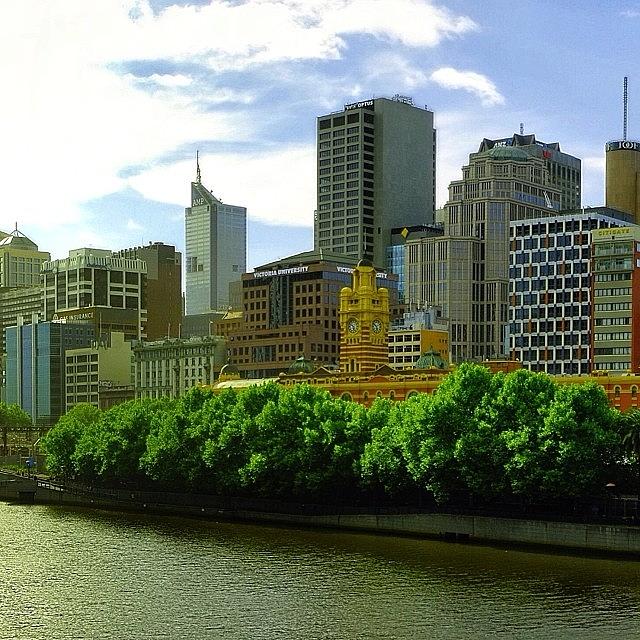Architecture Photograph - Yarra River, Melbourne #1 by Sammy Evans