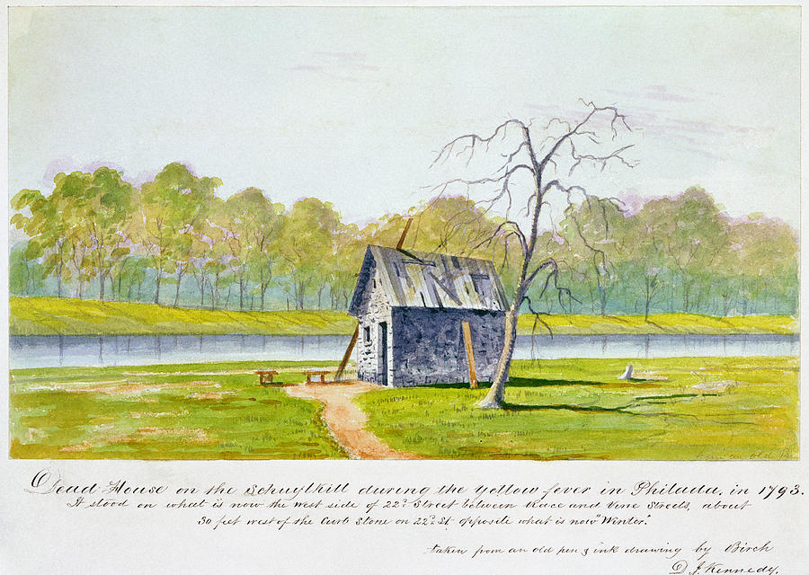 Philadelphia Painting - Yellow Fever, 1793 #1 by Granger