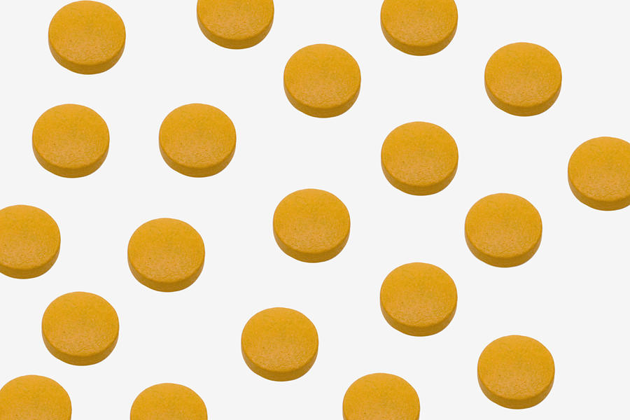 Yellow Pills #1 Photograph by Science Stock Photography