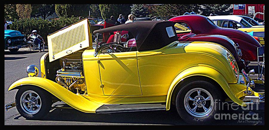 Yellow Roadster Photograph by Bobbee Rickard | Fine Art America