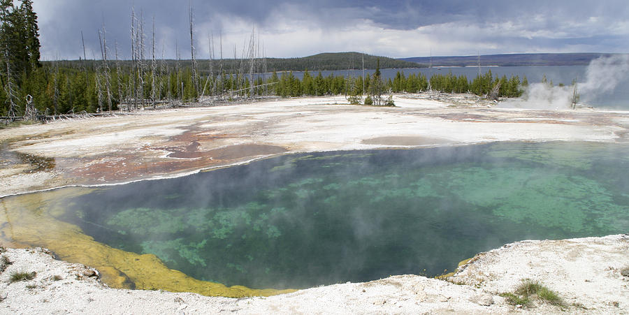 Yellowstone Lake Thermal Pools Photograph by Eric Cross - Pixels