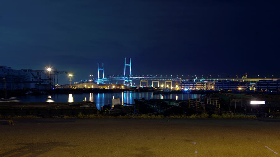 Yokohama Bay Bridge #1 Photograph by Digipub