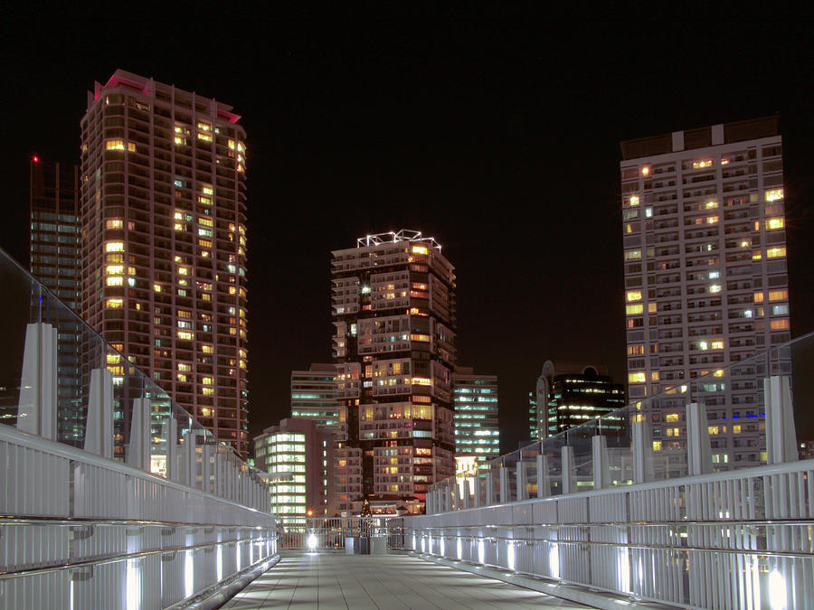 Yokohama Night View #1 Photograph by Digipub