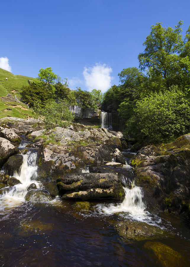 Summer Photograph - Yorkshire dales Waterfall #1 by Chris Smith