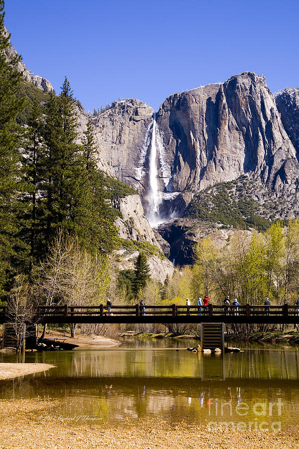 Yosemite Water Fall #2 Photograph by Richard J Thompson 