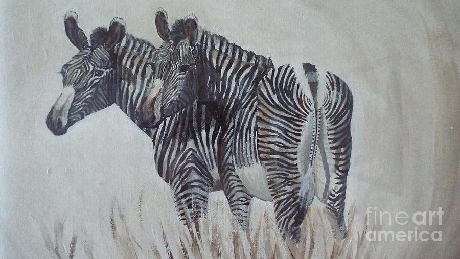 Zebras Painting