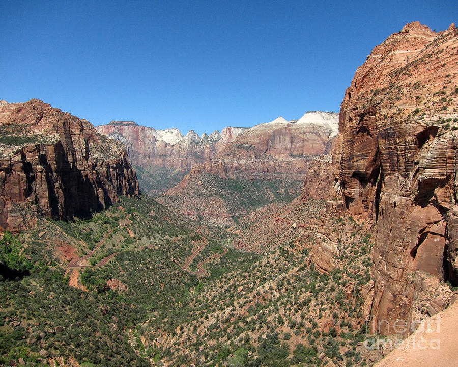 Zion Canyon Overlook #1 Photograph by Debra Thompson