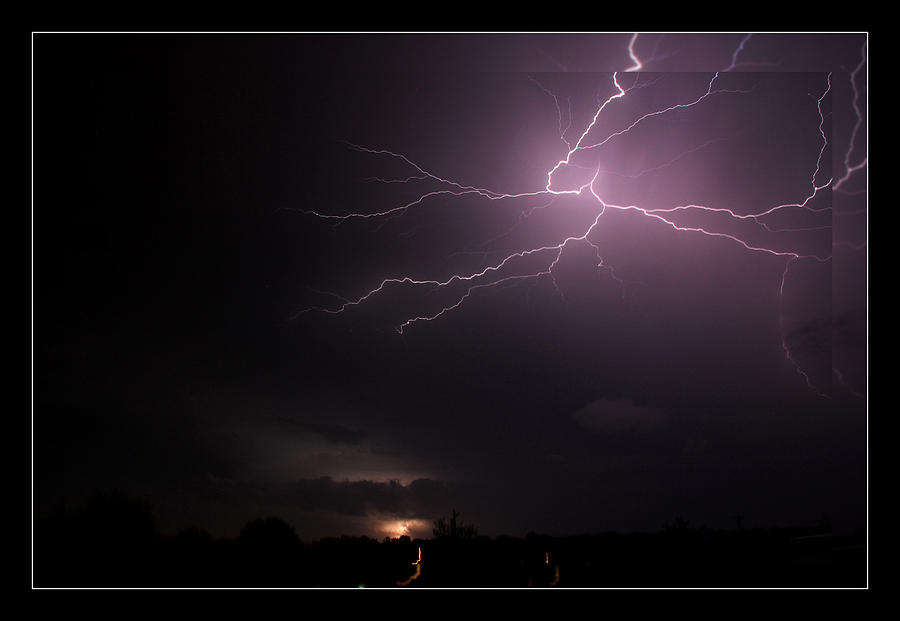 Lightning Photograph - 10-07-14 Lightning Storm by Ericamaxine Price