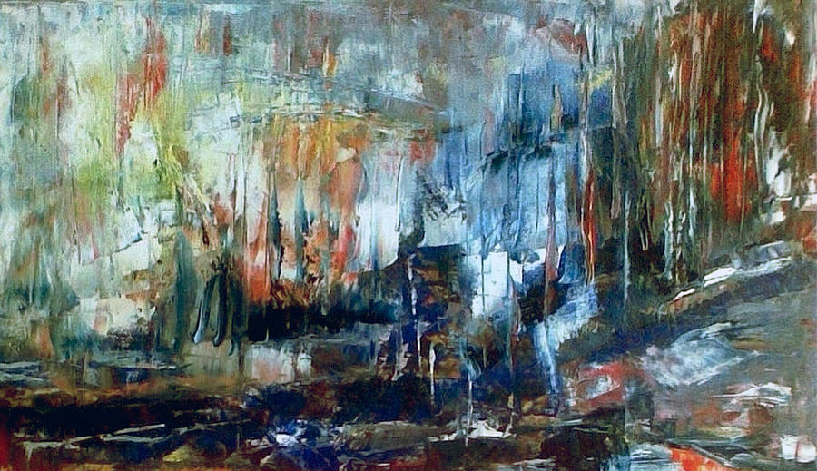 Abstract #10 Painting by Deeb Marabeh