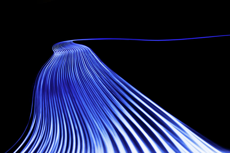 Abstract Light Trails And Streams #10 Photograph by John Rensten