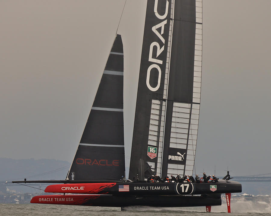 Americas Cup Oracle #8 Photograph by Steven Lapkin