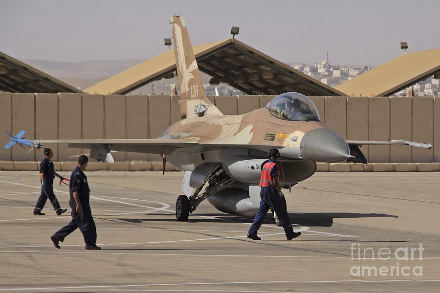 Transportation Photograph - An F-16a Netz Of The Israeli Air Force #10 by Ofer Zidon