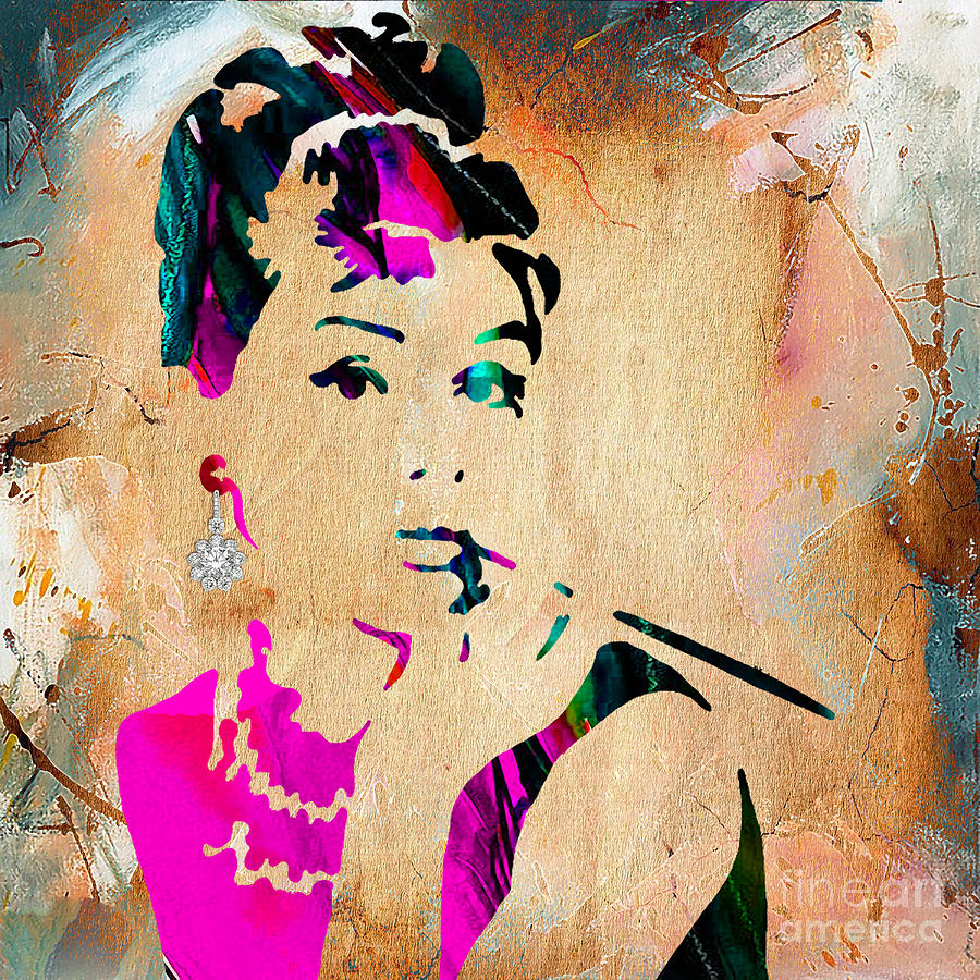 Audrey Hepburn Collection Mixed Media by Marvin Blaine - Fine Art America