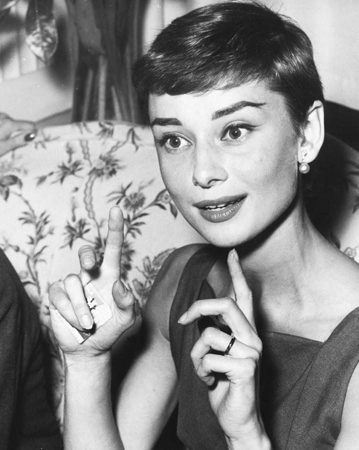 Audrey Hepburn Photograph - Audrey Hepburn #10 by Silver Screen