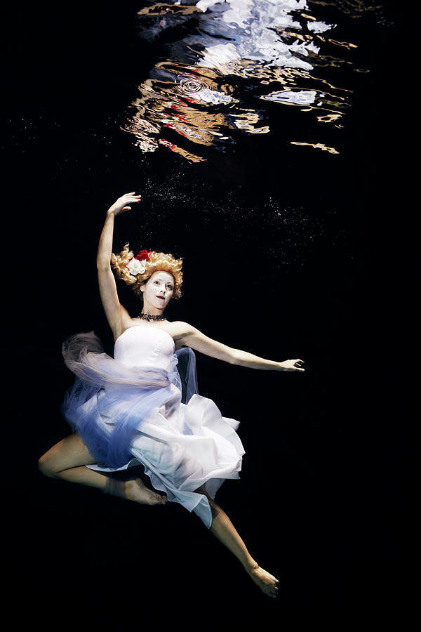 Ballet Dancer Underwater #10 Photograph by Henrik Sorensen