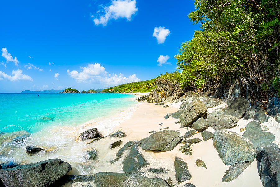 Beautiful Caribbean beach #10 Photograph by Raul Rodriguez