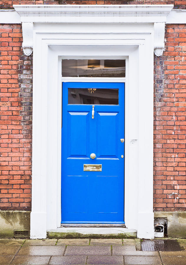 Blue door #10 Photograph by Tom Gowanlock