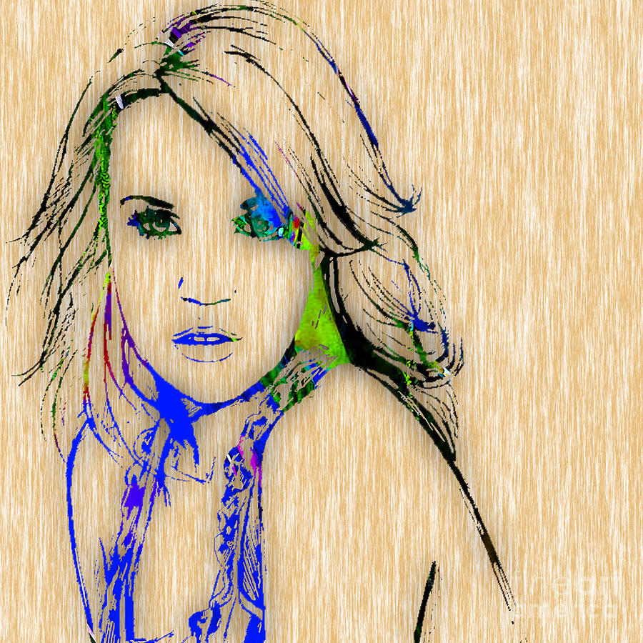 Music Mixed Media - Carrie Underwood #10 by Marvin Blaine