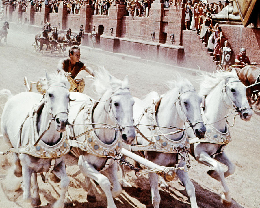 Charlton Heston in Ben-Hur  #10 Photograph by Silver Screen