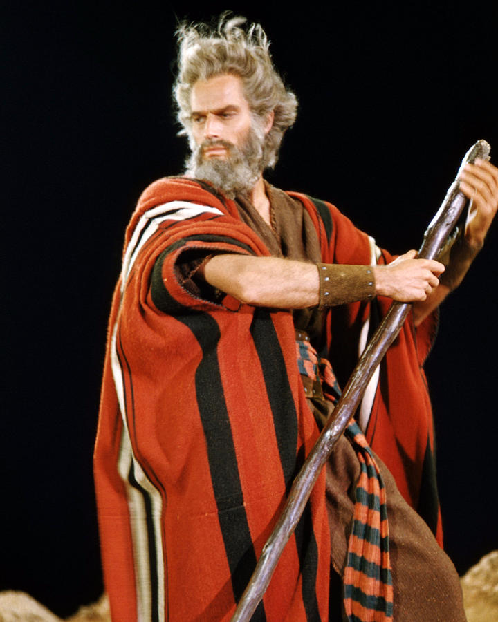 Charlton Heston in The Ten Commandments Photograph by Silver Screen