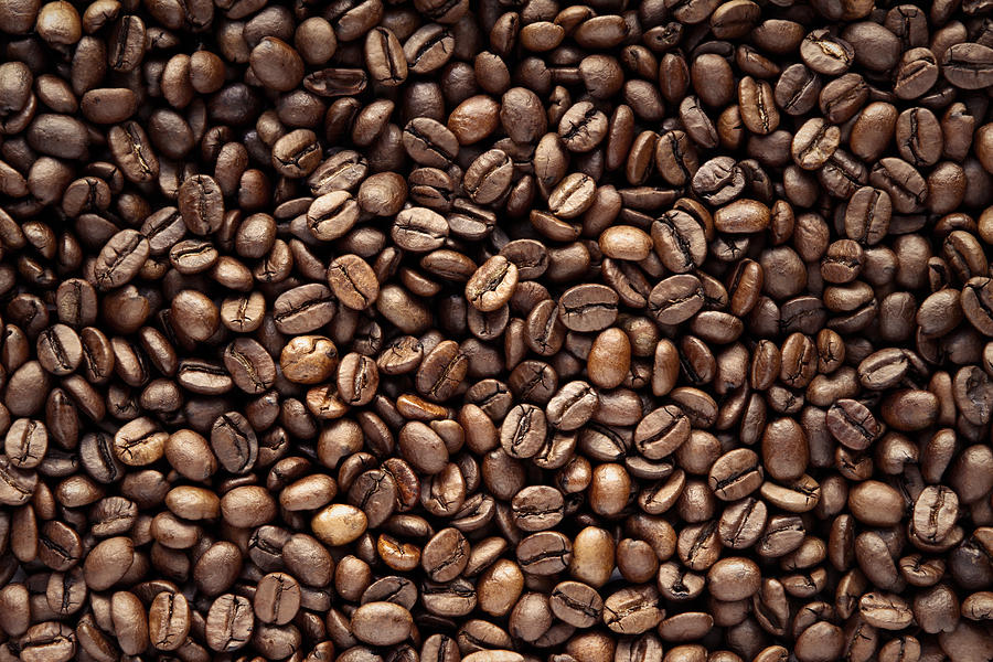 Coffee beans #10 Photograph by Les Cunliffe