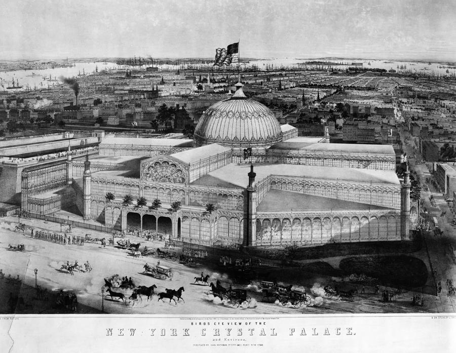 Crystal Palace, 1853 #10 Painting by Granger