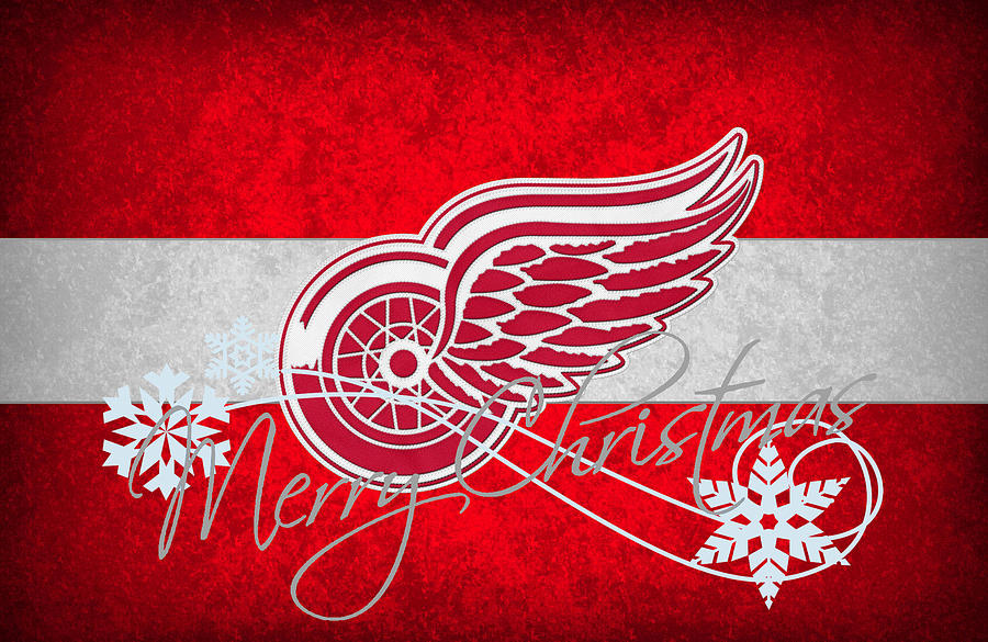 Detroit Red Wings Christmas Baby Onesie