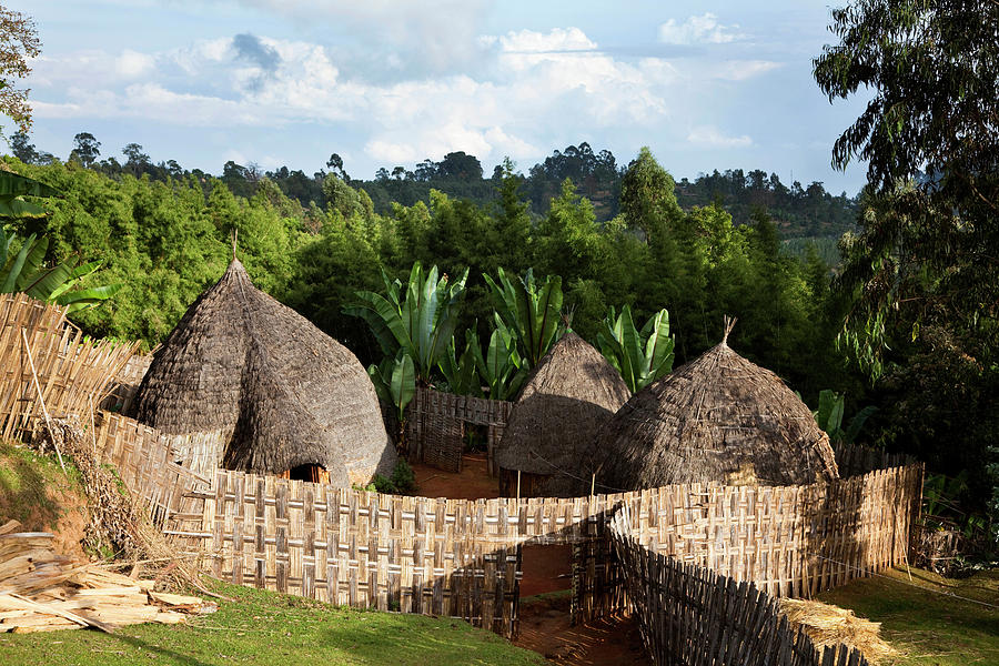 Dorze In The Guge Mountains, Ethiopia Photograph by Martin Zwick | Fine ...