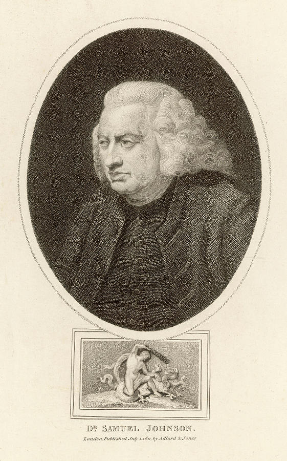 Samuel Drawing - Dr Samuel Johnson  English Writer #10 by Mary Evans Picture Library