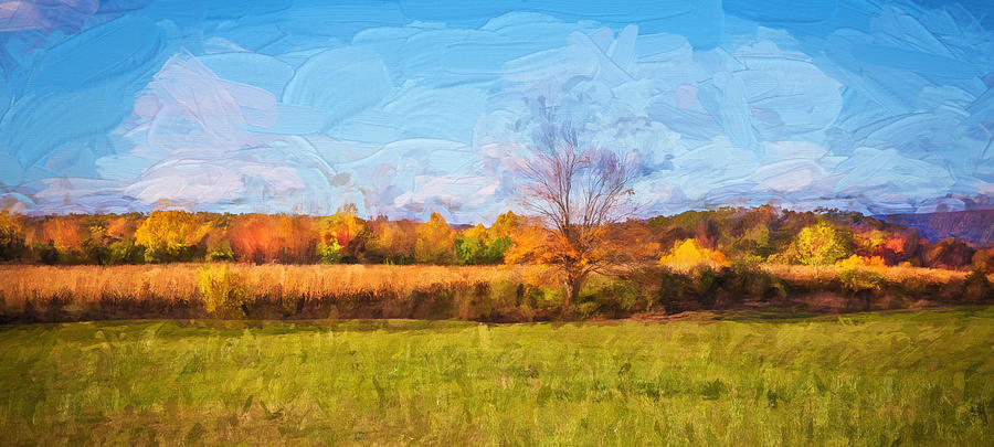 Farm Land Sussex County Western New Jersey Painted  #10 Photograph by Rich Franco