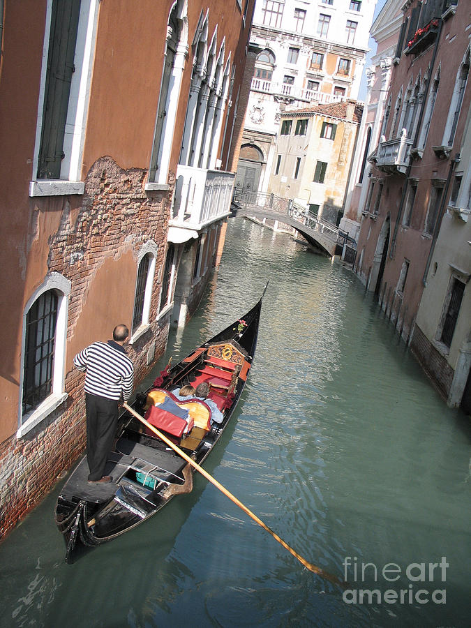 Holiday Photograph - Gondola. Venice #10 by Bernard Jaubert