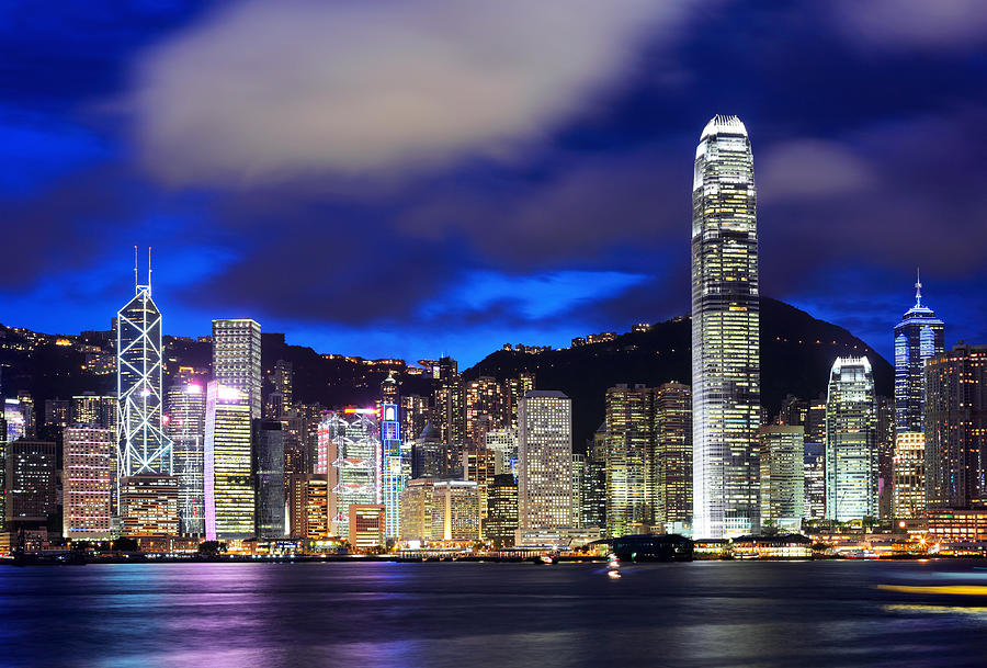 Hong Kong At Night #10 by Ngkaki