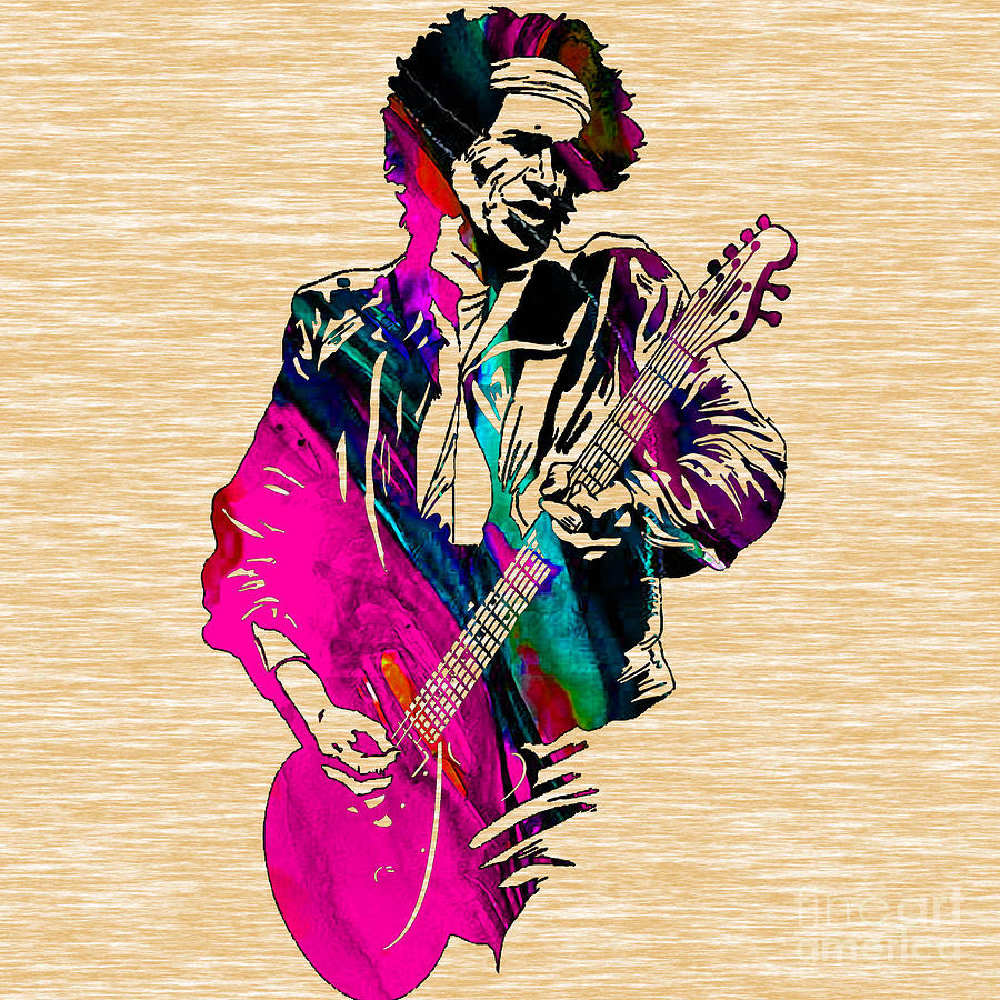 Keith Richards Mixed Media - Keith Richards Collection #5 by Marvin Blaine