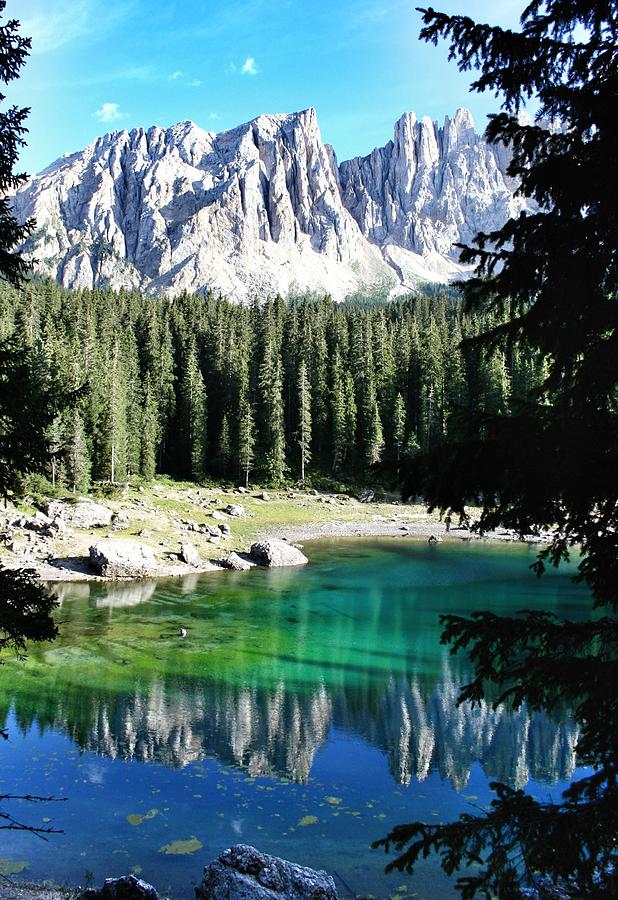 Lake of Carezza Photograph by Luisa Azzolini - Fine Art America