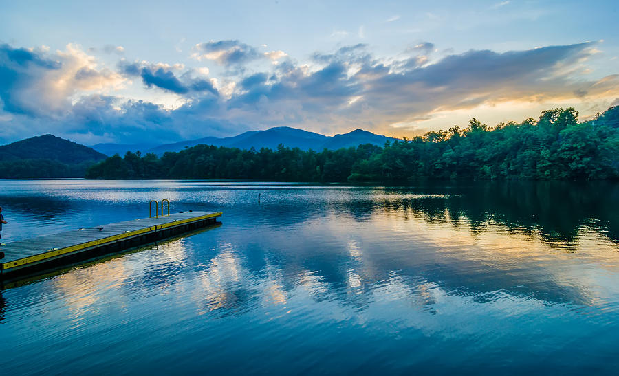Lake Santeetlah In Great Smoky Mountains North Carolina #10 Photograph by Alex Grichenko