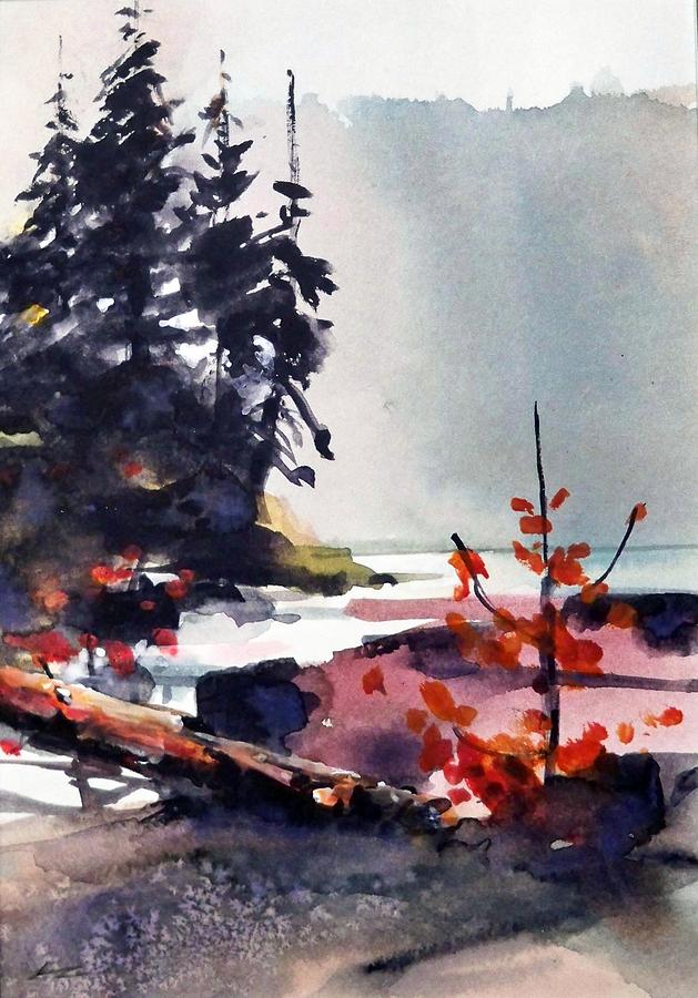 10 Lakes Montana Painting by Ed  Heaton