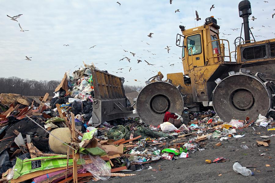Truck Photograph - Landfill Site #10 by Jim West