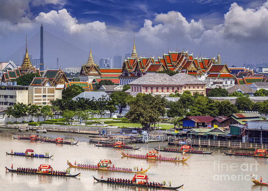 Landscape of Thai's king palace Photograph by Anek Suwannaphoom