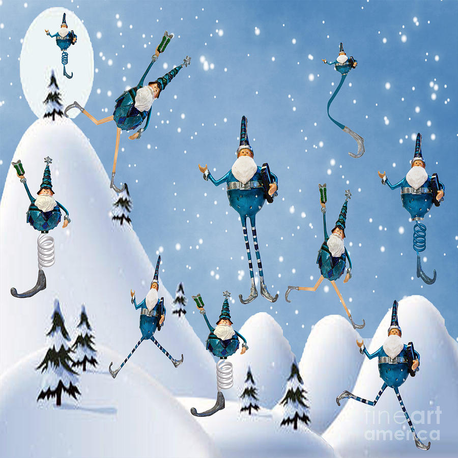 Christmas Photograph - 10 Lords A Leaping by Juli Scalzi