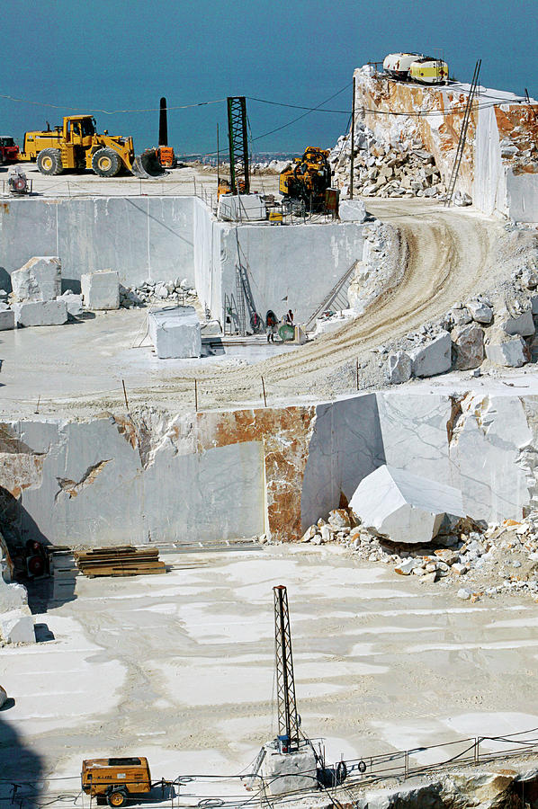 Marble Quarry #10 Photograph by Mauro Fermariello/science Photo Library