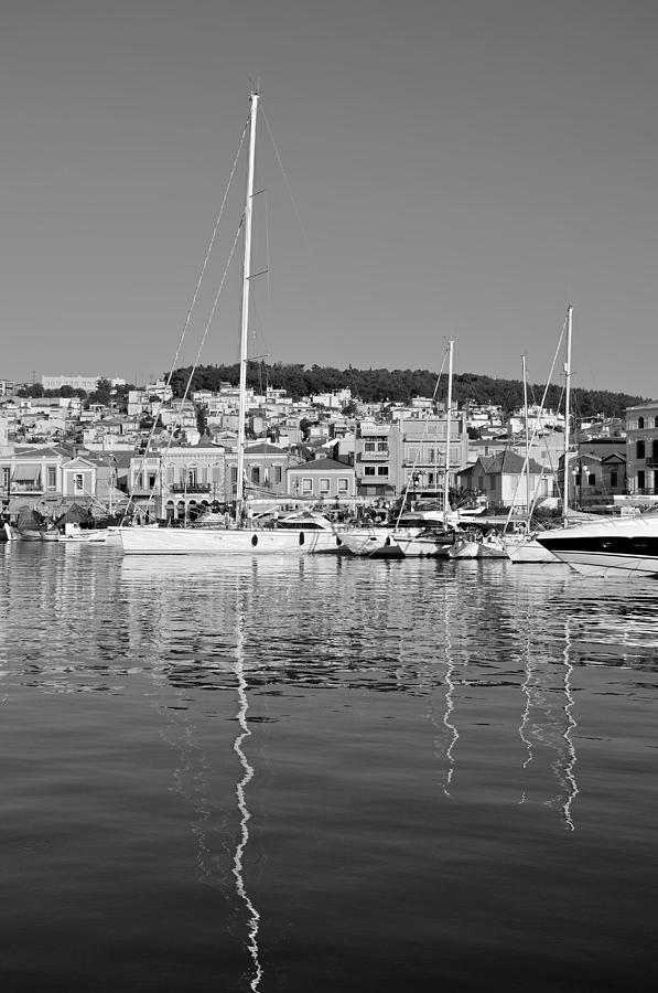 Harbor Photograph - Mytilini port #10 by George Atsametakis