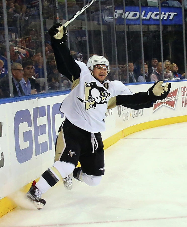 Pittsburgh Penguins V New York Rangers #10 Photograph by Bruce Bennett