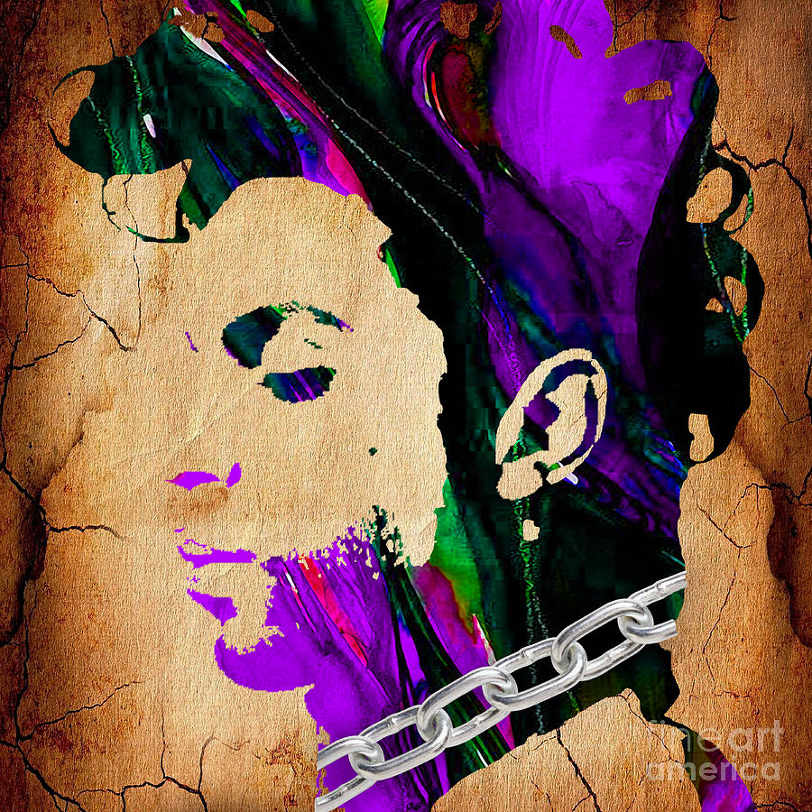 Prince Musician Mixed Media - Prince Collection #12 by Marvin Blaine