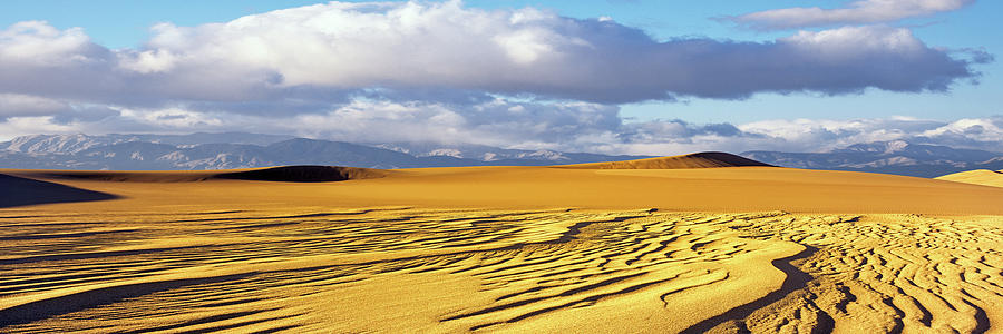 Great Sand Dunes National Park Photograph - Sand Dunes In A Desert, Great Sand #10 by Panoramic Images